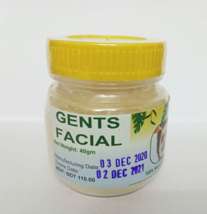 A & J Organic/Harbal Gents Facial (40 gm) After Shave Face Pack for Skin of Gents
