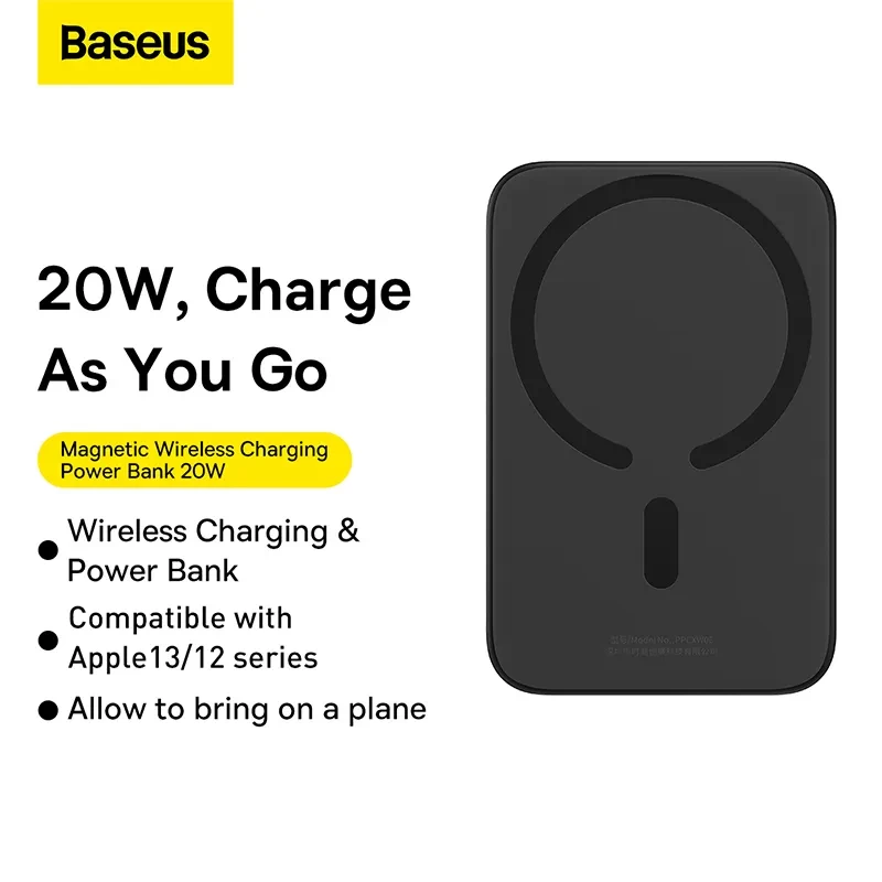 Baseus Magnetic Power Bank 20W 6000mAh