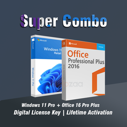Windows 10 Pro Office 2016 Professional Plus For Windows - Combo Offer - Lifetime License Key - Instant Email Delivery