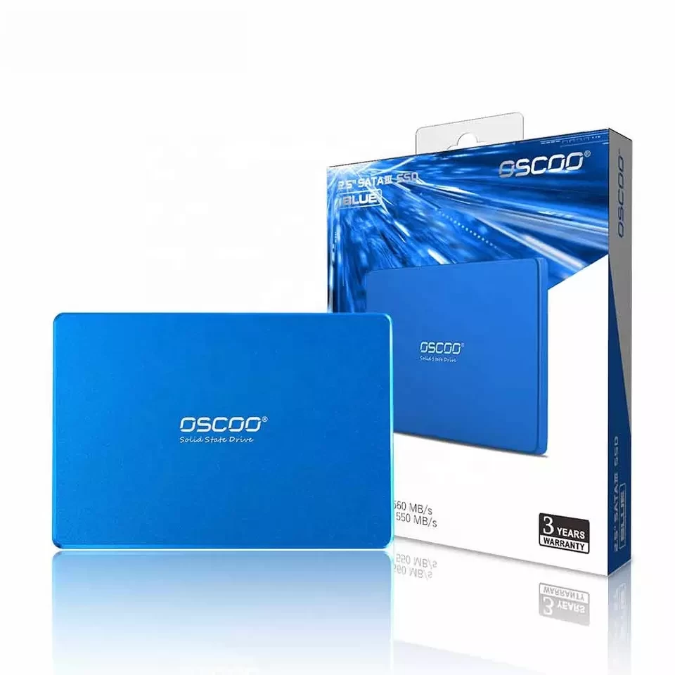 OSCOO SSD High Speed 2.5 Inch Internal Solid State Disk Hard Drive SATA3 For Laptop and Desktops Matal Body