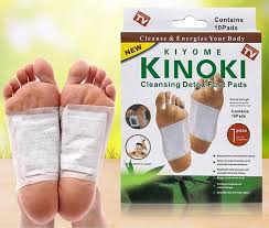 KINOKI Detox Foot Pads Removes Body Toxins Feet Cleansing Herbal Slimming - 10 Pads