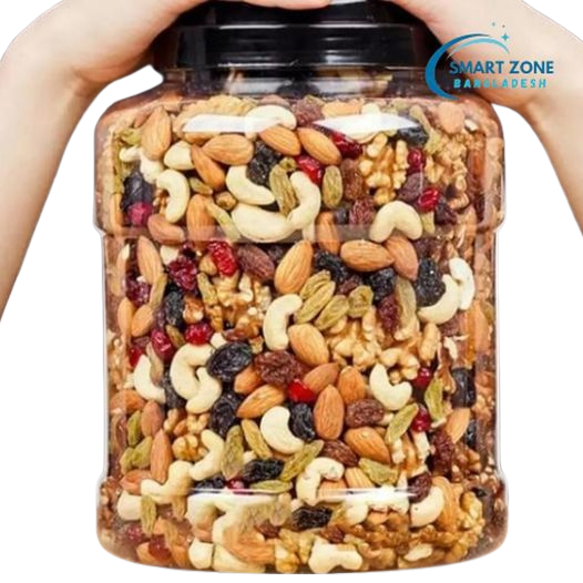 Mixed Dry Fruits - 500gm MIX NUTS JAR