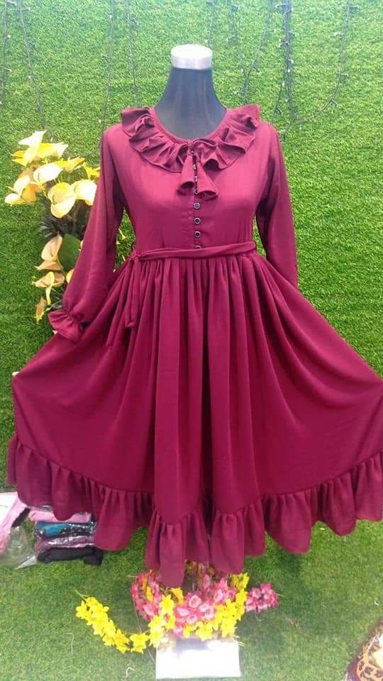 Girls Long Gown-Double body zorjet