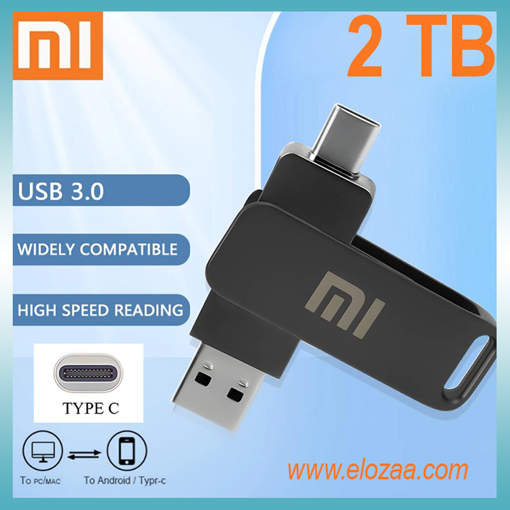 XIAOMI High Speed USB Flash Drive OTG Pen Drive 1TB 2TB Usb Memory 1TB 2TB Pen drive Portable U Disk Flash Disk For PC and Phone