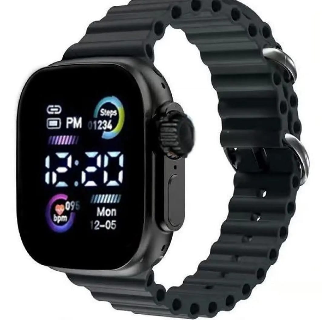 Smart LED Electronic Silicone Waterproof Fashion Watch For Men