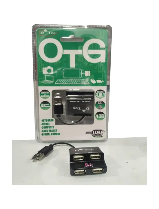 D-Tec OTG USB Hub Hi Speed 480Mbps
