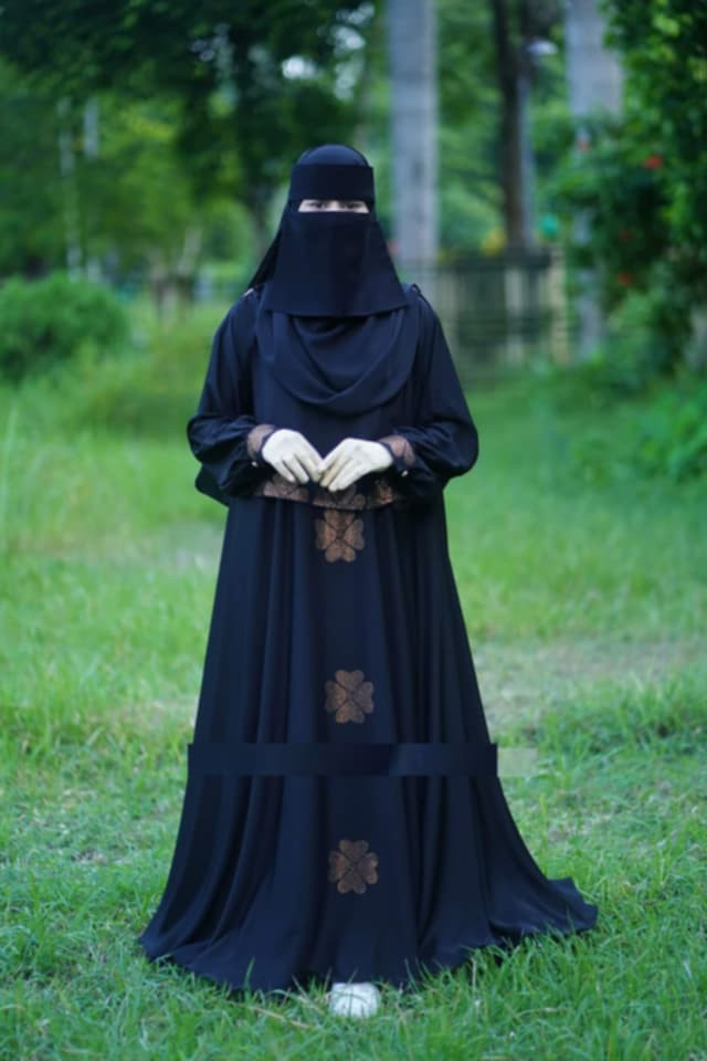 Original Dubai Cherry  Burkha With Hijab