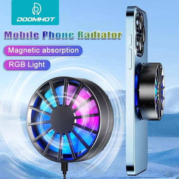 DoomHot Phone Radiator Phone Cooling Fan